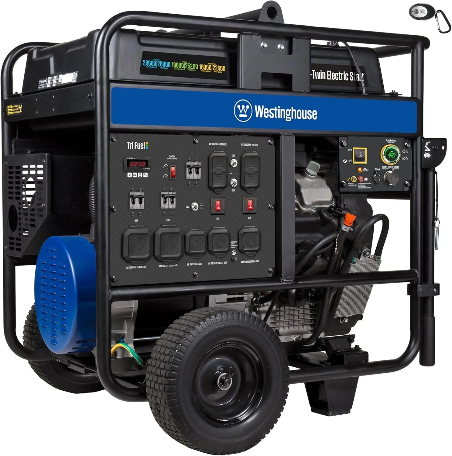 westinghouse 28,000/20.000 watt tri fuel portable generators. westinghouse 28,000/20.000 watt tri fuel portable generators.