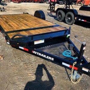 7 x 16 interstate full bed single axle tilt 7k trailer