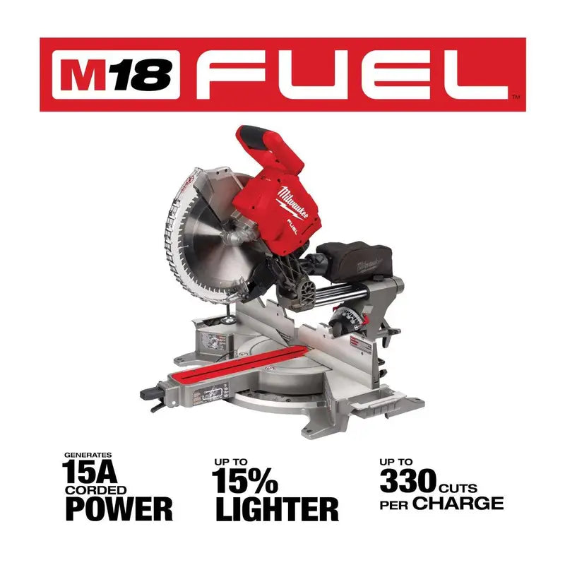 milwaukee 18v lithium ion brushless 12 in. cordless dual bevels sliding compoundd milwaukee 18v lithium ion brushless 12 in. cordless dual bevels sliding compoundd