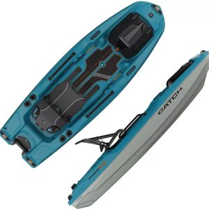 pelican catch pwr 100 single person fishing boat – turquoise blue