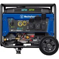 westinghouse 4650 peak watt dual fuel portable generator, remote electric start, rv ready outlets. westinghouse 4650 peak watt dual fuel portable generator, remote electric start, rv ready outlets.