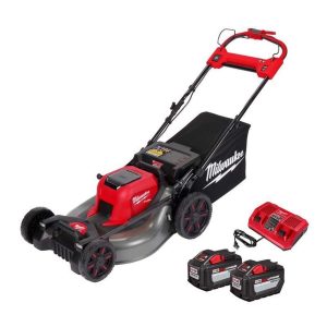 milwaukee 2823 22hd m18 fuel self propelled dual battery mower kits.