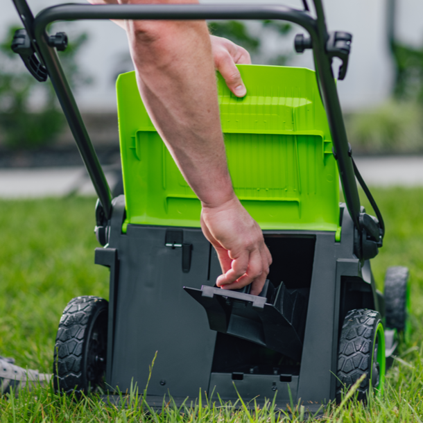powerall 48v (24v x 2) lawn mower 41cm – 2x 4ah battery powerall 48v (24v x 2) lawn mower 41cm – 2x 4ah battery