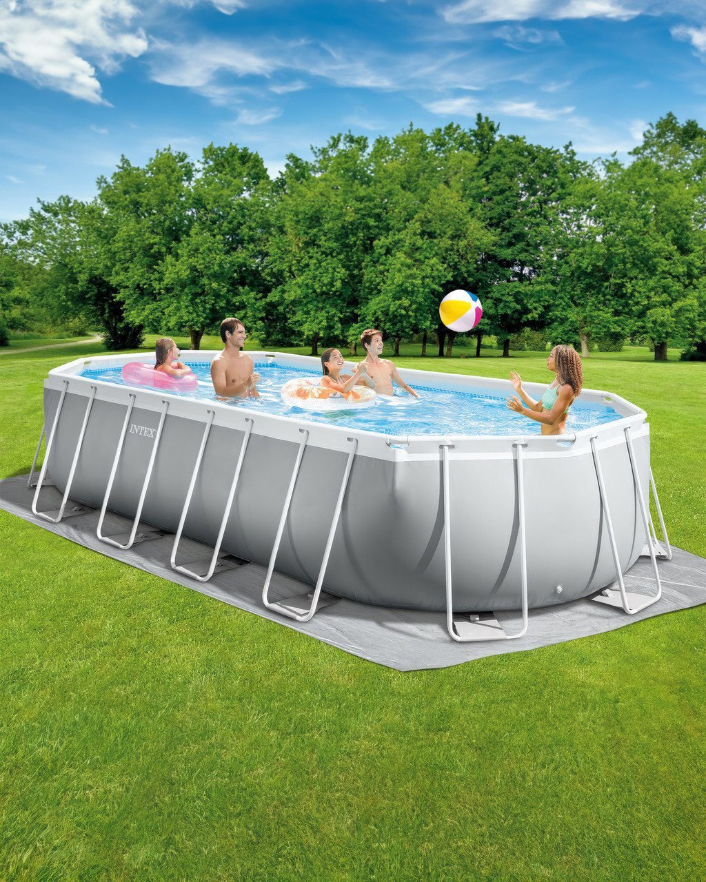 prism frame™ 20′ x 10′ x 48″ oval above ground pool set prism frame™ 20′ x 10′ x 48″ oval above ground pool set