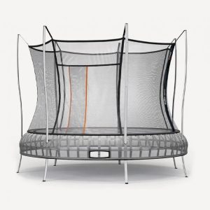 vuly safe outdoor trampoline round springless trampolines with safety enclosure net