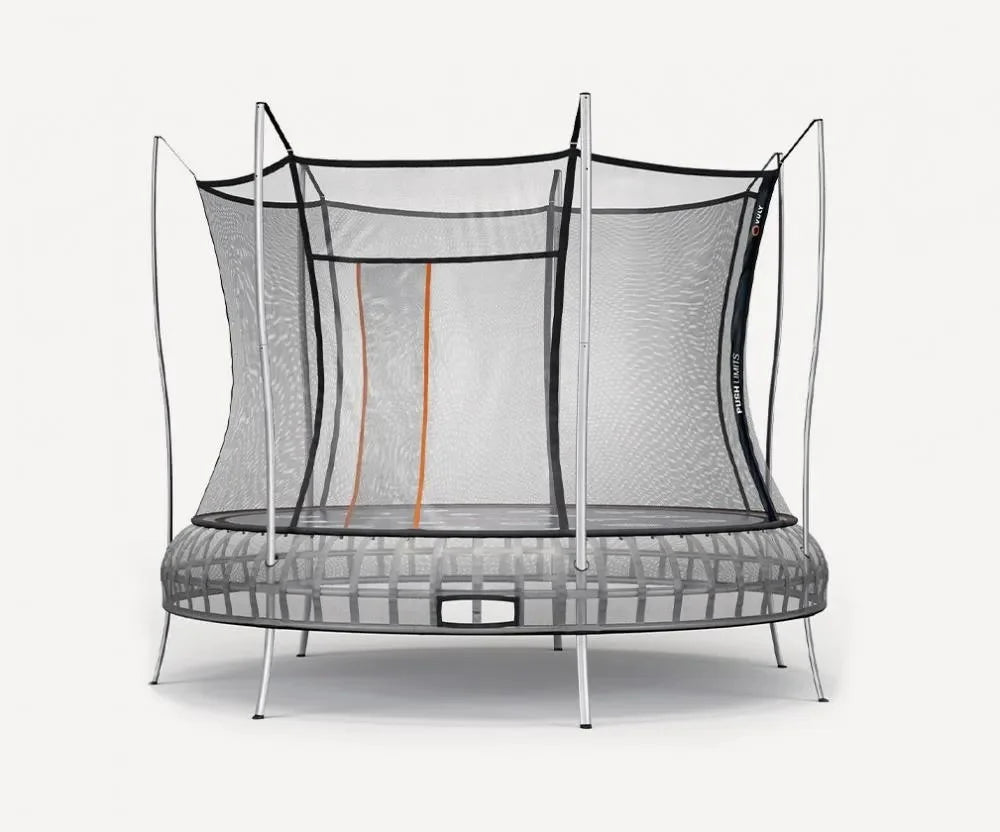 vuly safe outdoor trampoline round springless trampolines with safety enclosure net vuly safe outdoor trampoline round springless trampolines with safety enclosure net