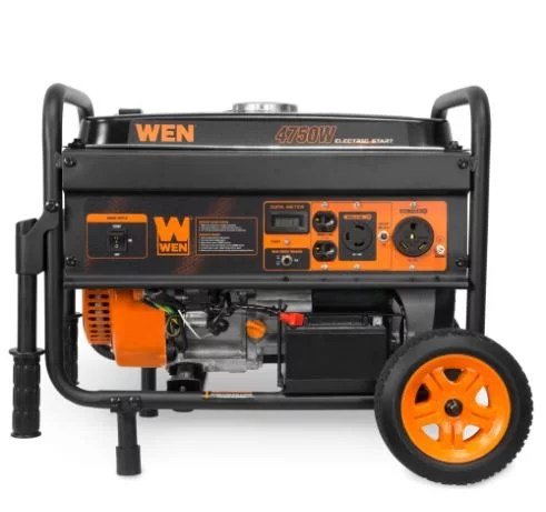 wen 4750 watt portable generator with electric start and wheel kit wen 4750 watt portable generator with electric start and wheel kit