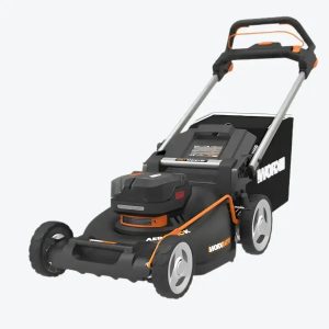 Collections worx nitro wg760 40v 21″ cordless self propelled lawn mowers.