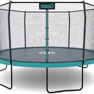 skywalker trampolines rectangle trampoline with enclosure