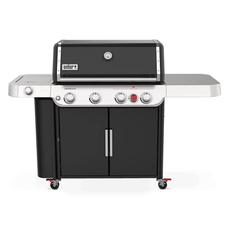 nexgrill 4 burner propane gas grill in black with side burner and stainless steel main lid nexgrill 4 burner propane gas grill in black with side burner and stainless steel main lid