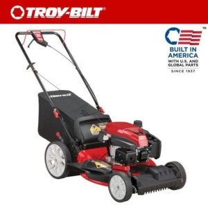 troy bilt 21 in. 163cc 3 in 1 fwd self propelled gas mower