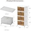 uamfuri stackable storage bins with lids, 720qt closet organizers and storage with doors and wheels, extra large storage cabinet, collapsible plastic drawers for bedroom dorm office garage uamfuri stackable storage bins with lids, 720qt closet organizers and storage with doors and wheels, extra large storage cabinet, collapsible plastic drawers for bedroom dorm office garage