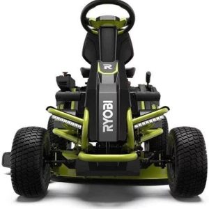 ryobi 38 inches 100 ah battery electric rear engine riding lawn mower ry48111