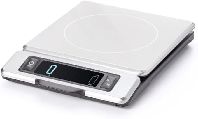 oxo good grips 11 pound stainless steel kitchen scale with pull out display black oxo good grips 11 pound stainless steel kitchen scale with pull out display black