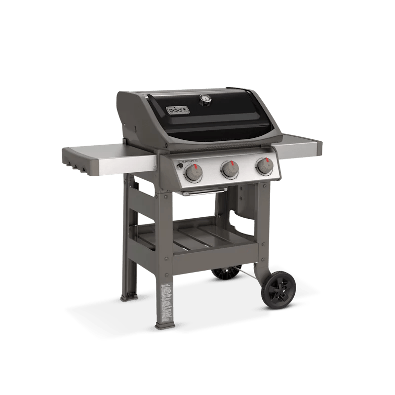 weber spirit ii 2 burner propane gas grill in black weber spirit ii 2 burner propane gas grill in black