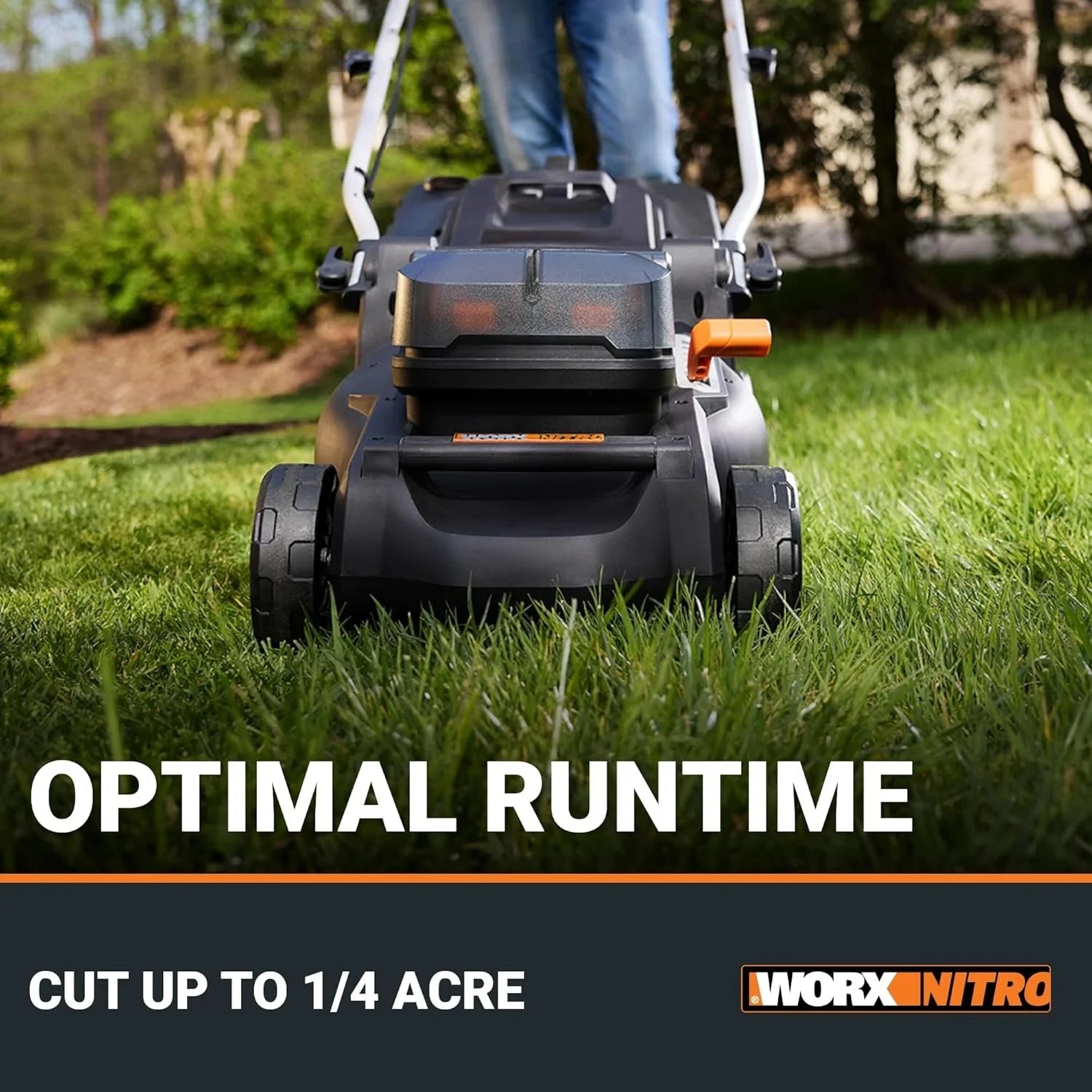 worx nitro 40v 16″ cordless lawn mowers w/brushless motor 2.0 & intellicut. worx nitro 40v 16″ cordless lawn mowers w/brushless motor 2.0 & intellicut.