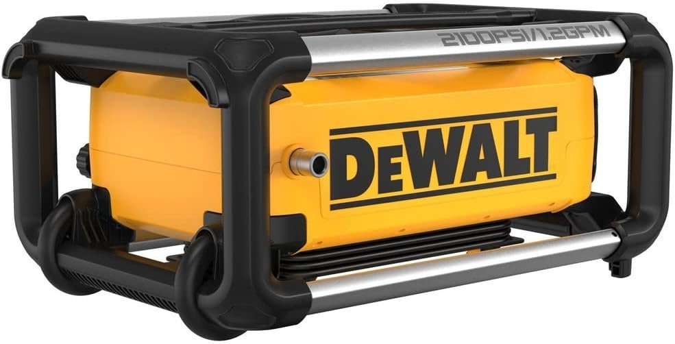 dewalt electric pressure washer, 2100 psi, jobsite power washer (dwpw2100) yellow dewalt electric pressure washer, 2100 psi, jobsite power washer (dwpw2100) yellow