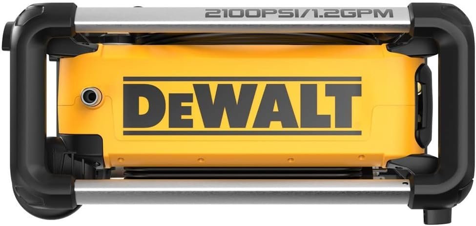 dewalt electric pressure washer, 2100 psi, jobsite power washer (dwpw2100) yellow dewalt electric pressure washer, 2100 psi, jobsite power washer (dwpw2100) yellow
