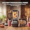 ninja kitchen system | all in one food processor & blender for smoothies | includes pitcher, (2) 16 oz. to go cups & 8 cup bowl | makes salsa, dough, shakes, & frozen drinks | 1500w | black | bl770 ninja kitchen system | all in one food processor & blender for smoothies | includes pitcher, (2) 16 oz. to go cups & 8 cup bowl | makes salsa, dough, shakes, & frozen drinks | 1500w | black | bl770