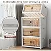 uamfuri stackable storage bins with lids, 720qt closet organizers and storage with doors and wheels, extra large storage cabinet, collapsible plastic drawers for bedroom dorm office garage uamfuri stackable storage bins with lids, 720qt closet organizers and storage with doors and wheels, extra large storage cabinet, collapsible plastic drawers for bedroom dorm office garage