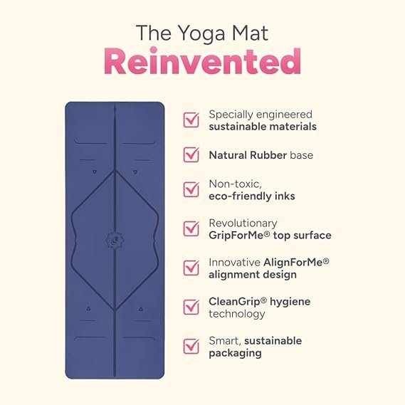 liforme original yoga mat – free yoga bag included – patented alignment system, warrior like grip, non slip, eco friendly, sweat resistant, long, wide, 4.2mm thick mat for comfort liforme original yoga mat – free yoga bag included – patented alignment system, warrior like grip, non slip, eco friendly, sweat resistant, long, wide, 4.2mm thick mat for comfort