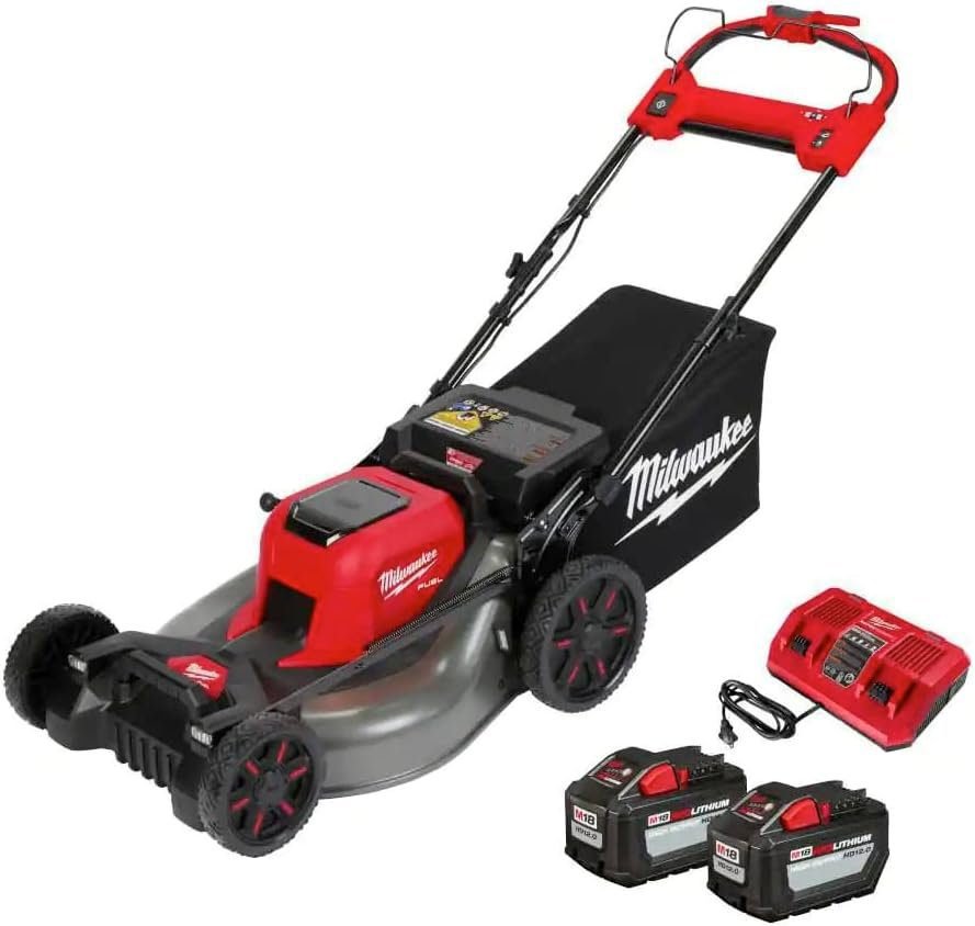 milwaukee 2823 20 m18 fuel self propelled dual battery 21 in walk behind mower milwaukee 2823 20 m18 fuel self propelled dual battery 21 in walk behind mower
