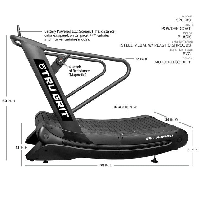 tru grit runner curved manual treadmill tru grit runner curved manual treadmill