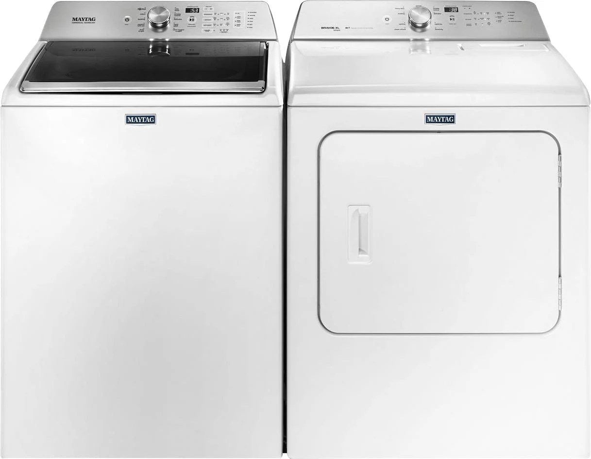 maytag – 4.7 cu. ft. top load washer with dual action powerwash agitator – white maytag – 4.7 cu. ft. top load washer with dual action powerwash agitator – white