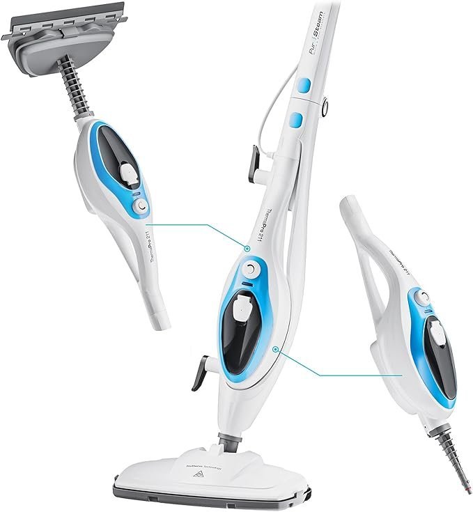 pursteam 10 in 1 steam mop, floor steamer with detachable handheld steam cleaner for tile, hardwood floors pursteam 10 in 1 steam mop, floor steamer with detachable handheld steam cleaner for tile, hardwood floors