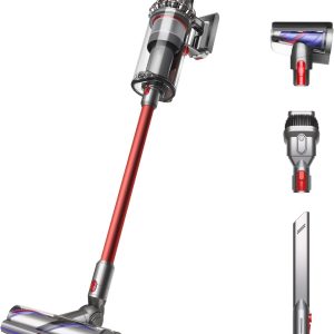 dyson sv29 outsize cordless vacuum cleaner | nickel/red