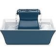 petsafe drinkwell pagoda fountain – hygienic ceramic continuous flowing fountain – elevated upper bowl & double free falling stream design – minimalist pet hydration station – 70 oz capacity petsafe drinkwell pagoda fountain – hygienic ceramic continuous flowing fountain – elevated upper bowl & double free falling stream design – minimalist pet hydration station – 70 oz capacity