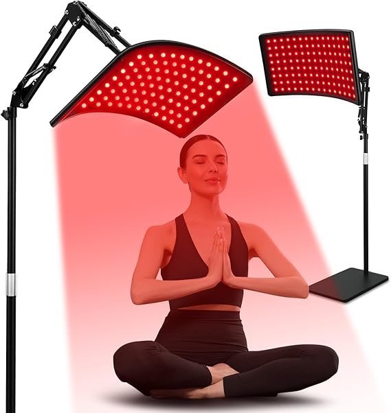 red light therapy for face and body, red infrared light therapy lamp with stand led 660nm red light therapy& 850nm infrared light device for body red light therapy for face and body, red infrared light therapy lamp with stand led 660nm red light therapy& 850nm infrared light device for body