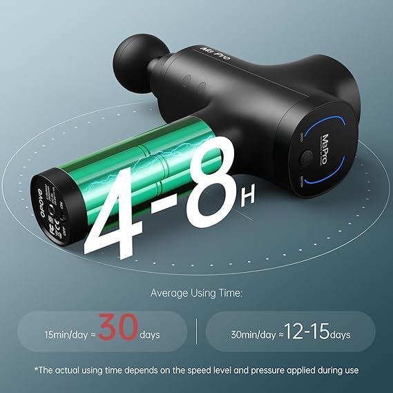 opove m3 pro 2 massage gun deep tissue percussion muscle massager for workout, handheld percussive therapy fascia gun for athletes fast recovery 4 8 hours long battery life, powerful, quiet, black opove m3 pro 2 massage gun deep tissue percussion muscle massager for workout, handheld percussive therapy fascia gun for athletes fast recovery 4 8 hours long battery life, powerful, quiet, black