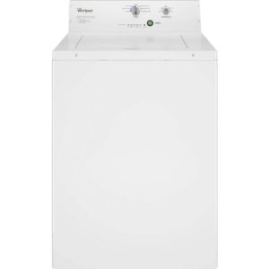 whirlpool – 2.9 cu. ft. high efficiency top load washer with deep water wash system – white