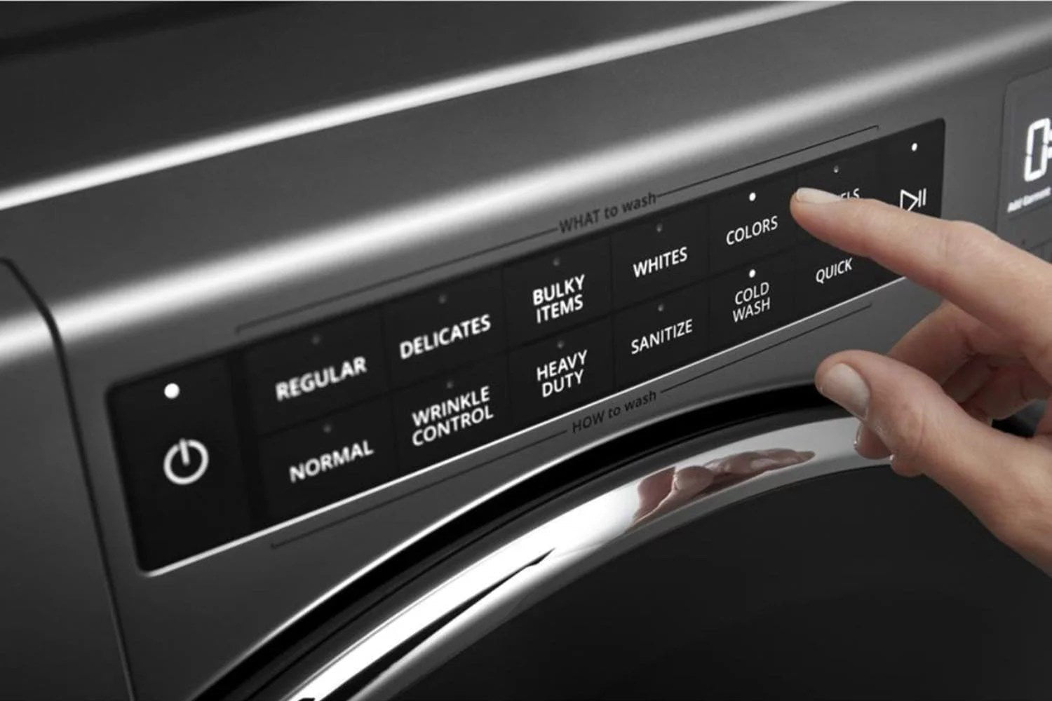 whirlpool – 4.5 cu. ft. high efficiency stackable front load washer with steam and load & go xl dispenser – chrome shadow whirlpool – 4.5 cu. ft. high efficiency stackable front load washer with steam and load & go xl dispenser – chrome shadow