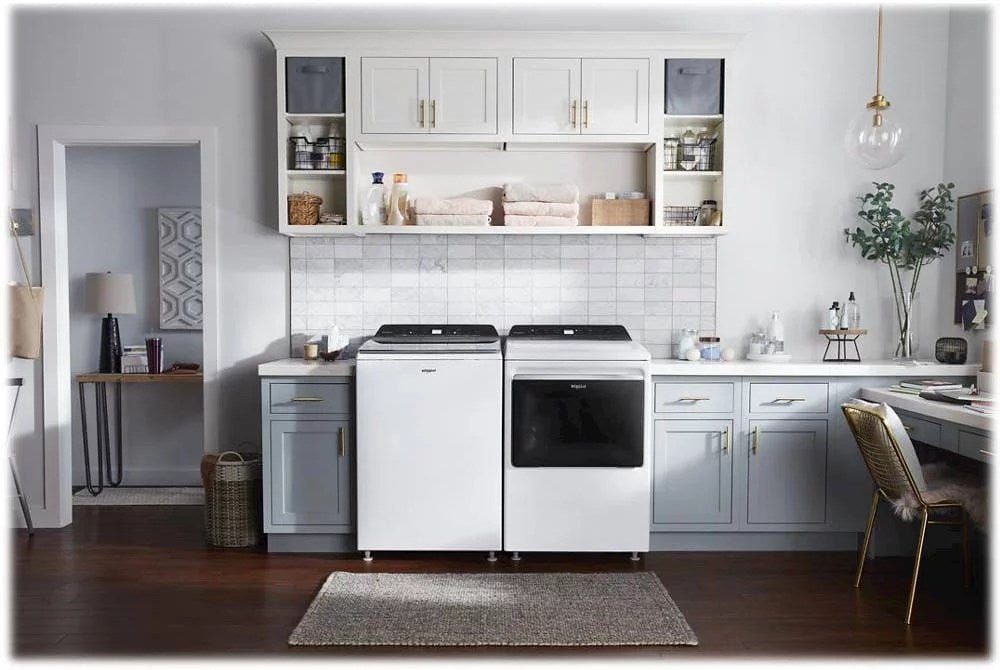 whirlpool – 4.8 cu. ft. high efficiency smart top load washer with load & go dispenser – white whirlpool – 4.8 cu. ft. high efficiency smart top load washer with load & go dispenser – white