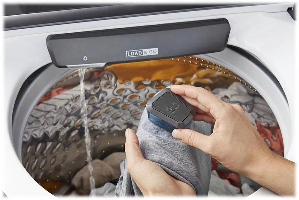whirlpool – 5.3 cu. ft. smart top load washer with load & go dispenser – white whirlpool – 5.3 cu. ft. smart top load washer with load & go dispenser – white