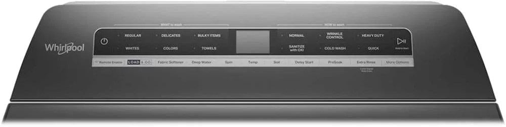 whirlpool – 5.3 cu. ft. smart top load washer with load & go dispenser – white whirlpool – 5.3 cu. ft. smart top load washer with load & go dispenser – white