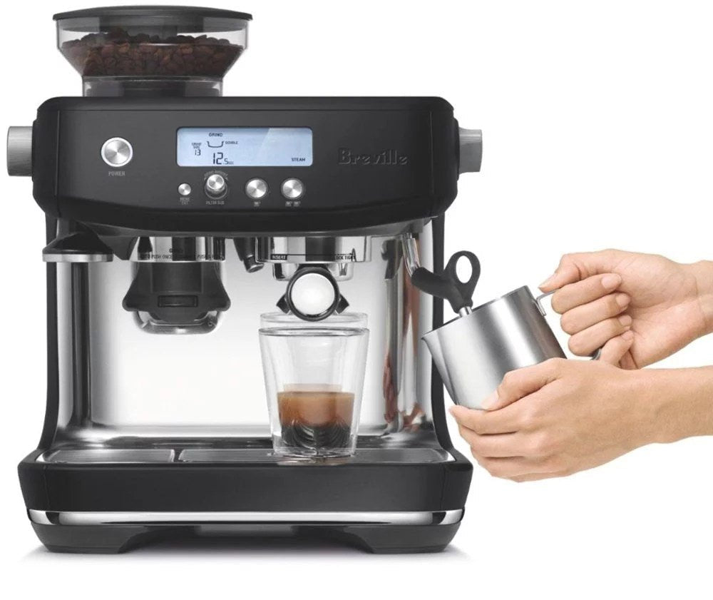 the breville barista pro espresso machine black truffle the breville barista pro espresso machine black truffle