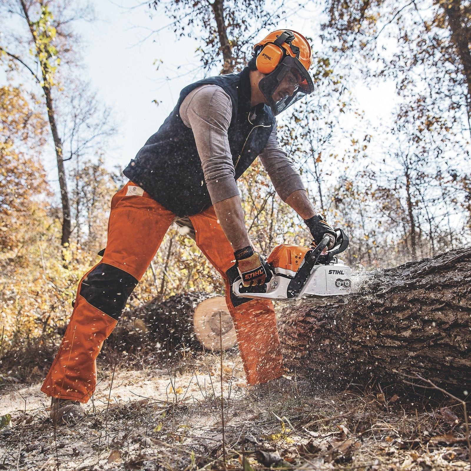 stihl gas powered chainsaw, 20in. bar, 64.1cc, 3/8in. chain pitch, model# ms 391 stihl gas powered chainsaw, 20in. bar, 64.1cc, 3/8in. chain pitch, model# ms 391