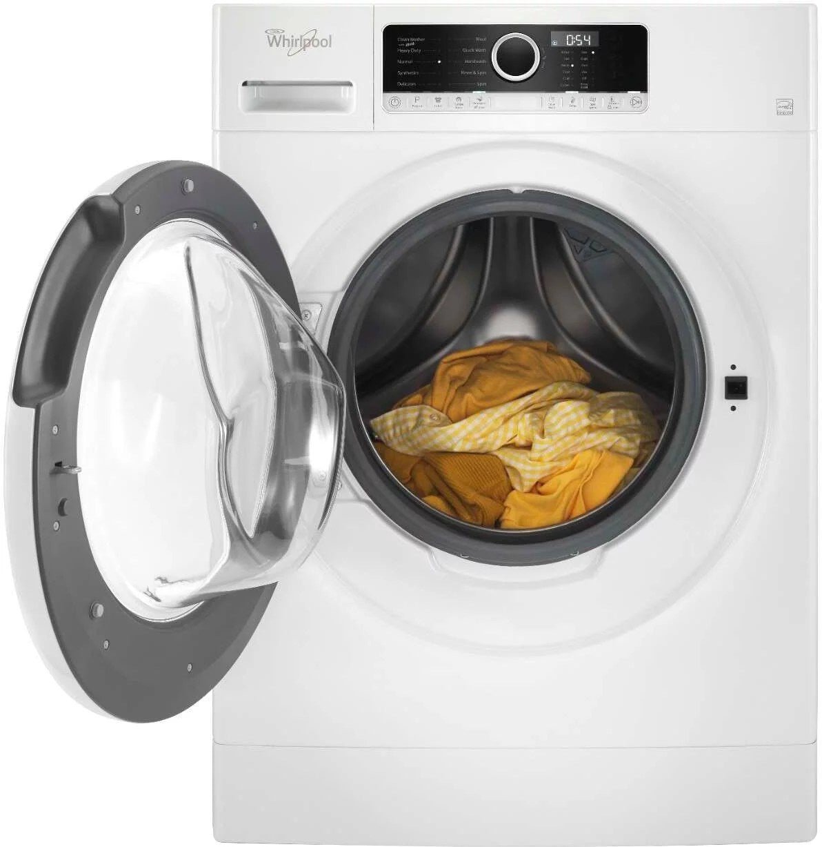 whirlpool – 1.9 cu. ft. high efficiency stackable front load washer with detergent dosing aid – white whirlpool – 1.9 cu. ft. high efficiency stackable front load washer with detergent dosing aid – white