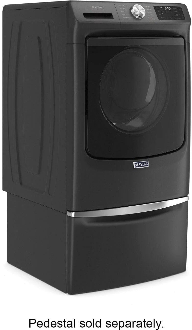 maytag – 4.5 cu. ft. high efficiency stackable front load washer with steam and extra power button – volcano black maytag – 4.5 cu. ft. high efficiency stackable front load washer with steam and extra power button – volcano black