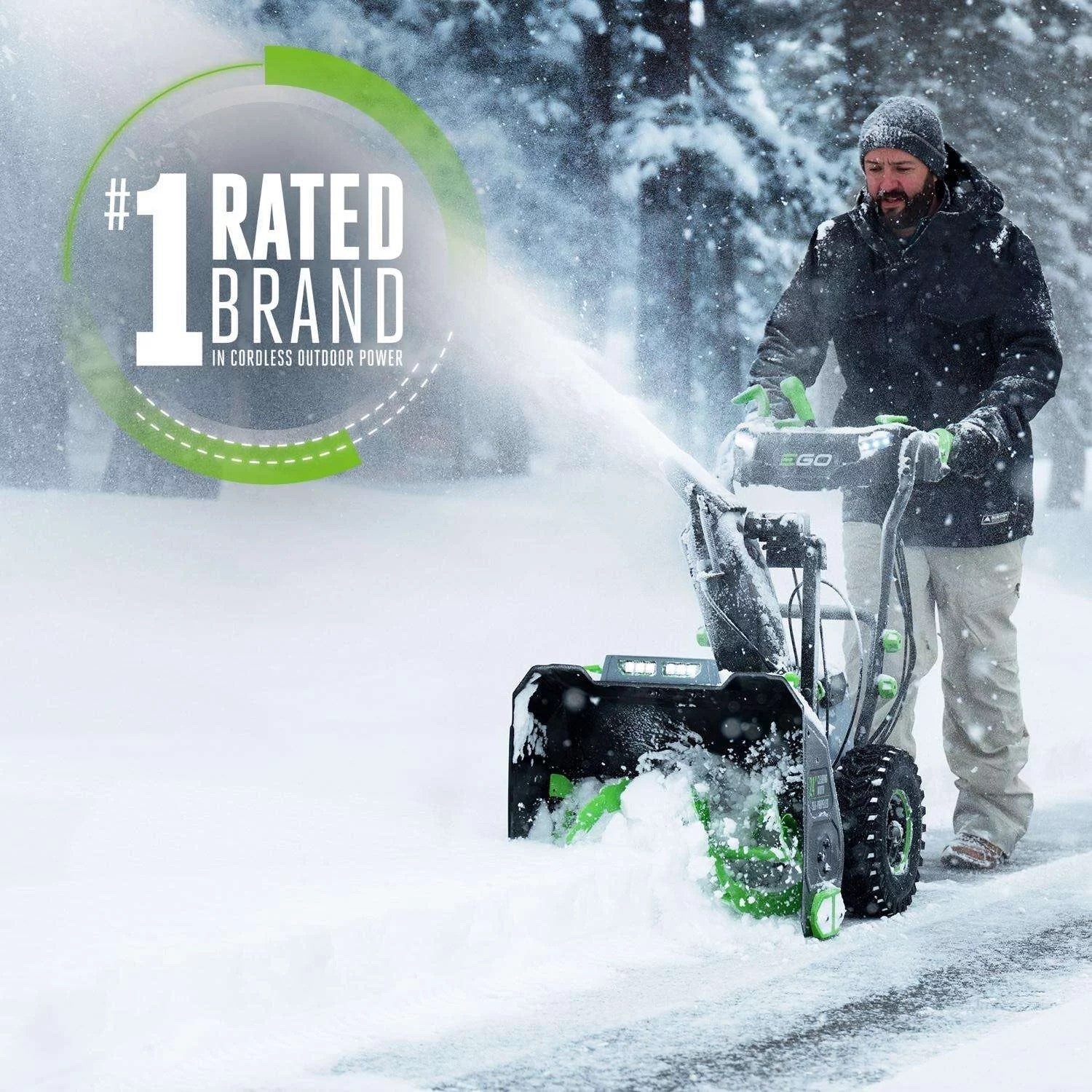 ego power+ snt2405 24 in. two stage 56 v battery snow blower kit (battery & charger) w/ two 7.5 ah batteries ego power+ snt2405 24 in. two stage 56 v battery snow blower kit (battery & charger) w/ two 7.5 ah batteries