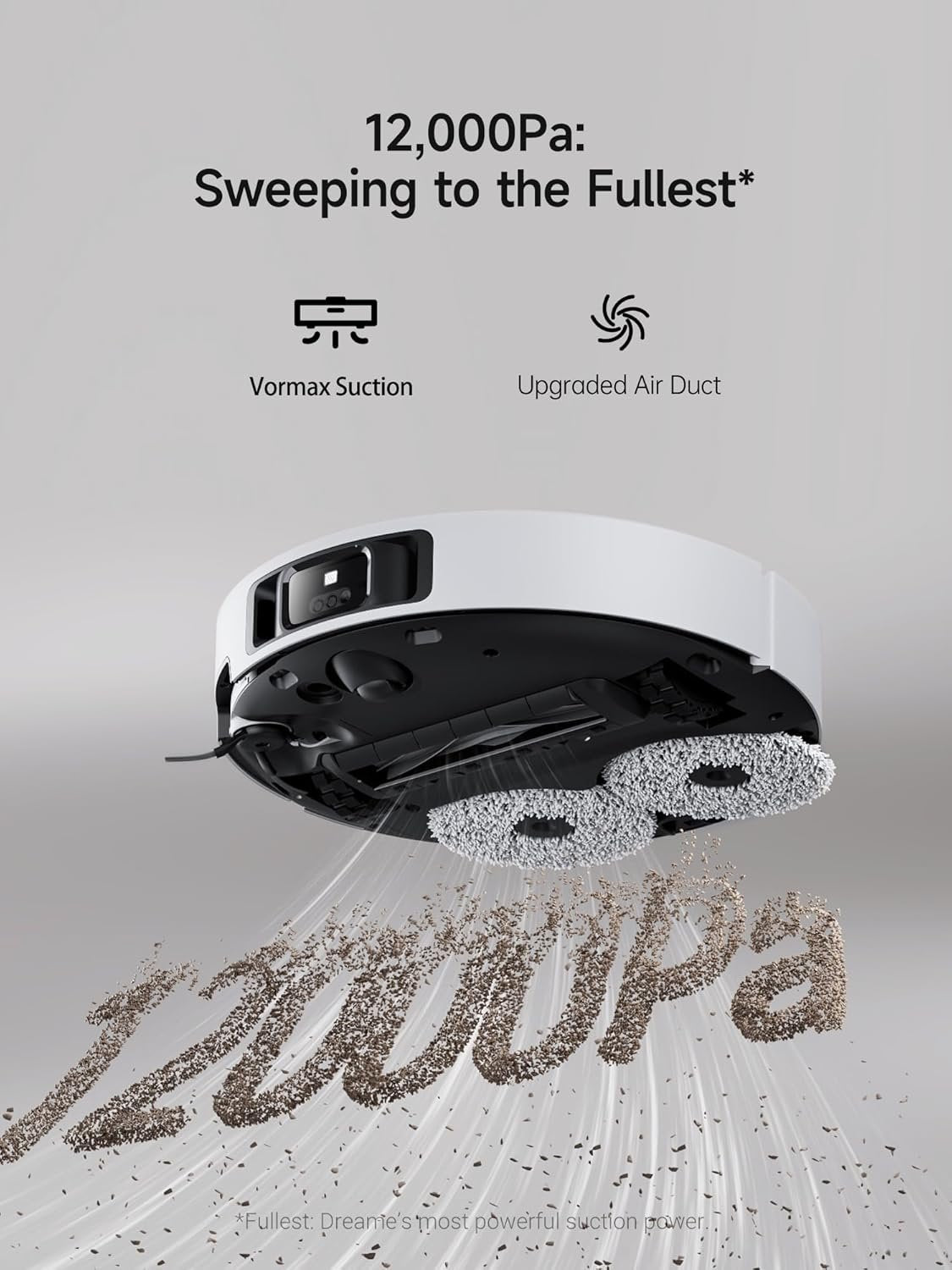 dreame x40 ultra robot vacuum with 12,000pa suction, liftable mop, self cleaning & auto empty dreame x40 ultra robot vacuum with 12,000pa suction, liftable mop, self cleaning & auto empty