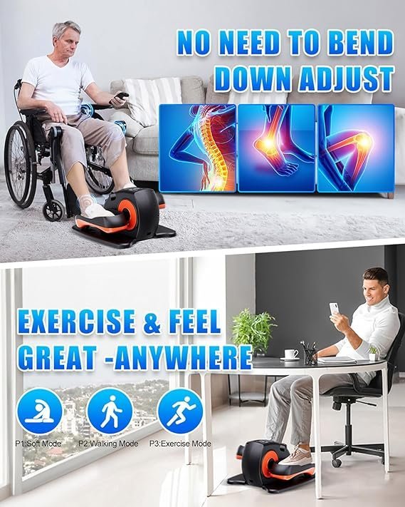 putnen under desk elliptical machine, electric elliptical leg exerciser for seniors with 12 adjustable, portable quiet elliptical exercise machine, seated pedal exerciser with remote control putnen under desk elliptical machine, electric elliptical leg exerciser for seniors with 12 adjustable, portable quiet elliptical exercise machine, seated pedal exerciser with remote control