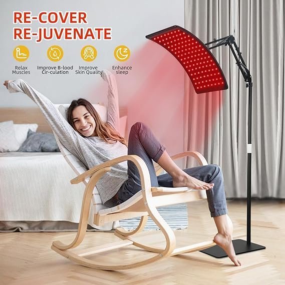 red light therapy for face and body, red infrared light therapy lamp with stand led 660nm red light therapy& 850nm infrared light device for body red light therapy for face and body, red infrared light therapy lamp with stand led 660nm red light therapy& 850nm infrared light device for body