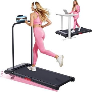 walking pad with incline, 2026 upgrade electric small walking pad with handle bar, 3.0hp protable walking pad treadmill with handles and incine for home small, 0.6 7.6mph, 350lbs