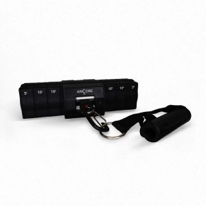 ancore pro home gym cable machine, portable full body workout, mount for squat rack or pole
