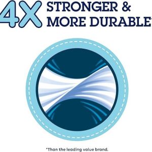 quilted northern ultra soft & strong toilet paper, 48 double rolls, 48 = 96 regular rolls,12 count (pack of 4)