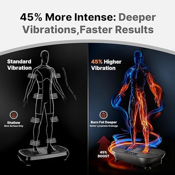 merach vibration plate exercise machine, vibrating platform for lymphatic drainage weight loss muscle activation, full body home exercise equipment with led touch screen bluetooth pull cord merach vibration plate exercise machine, vibrating platform for lymphatic drainage weight loss muscle activation, full body home exercise equipment with led touch screen bluetooth pull cord